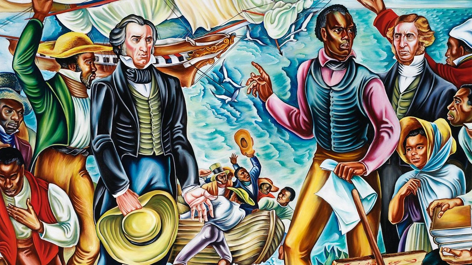 The U.S. Supreme Court ruled that the Africans who had taken control of the slave ship Amistad were illegally enslaved and therefore free under American law.