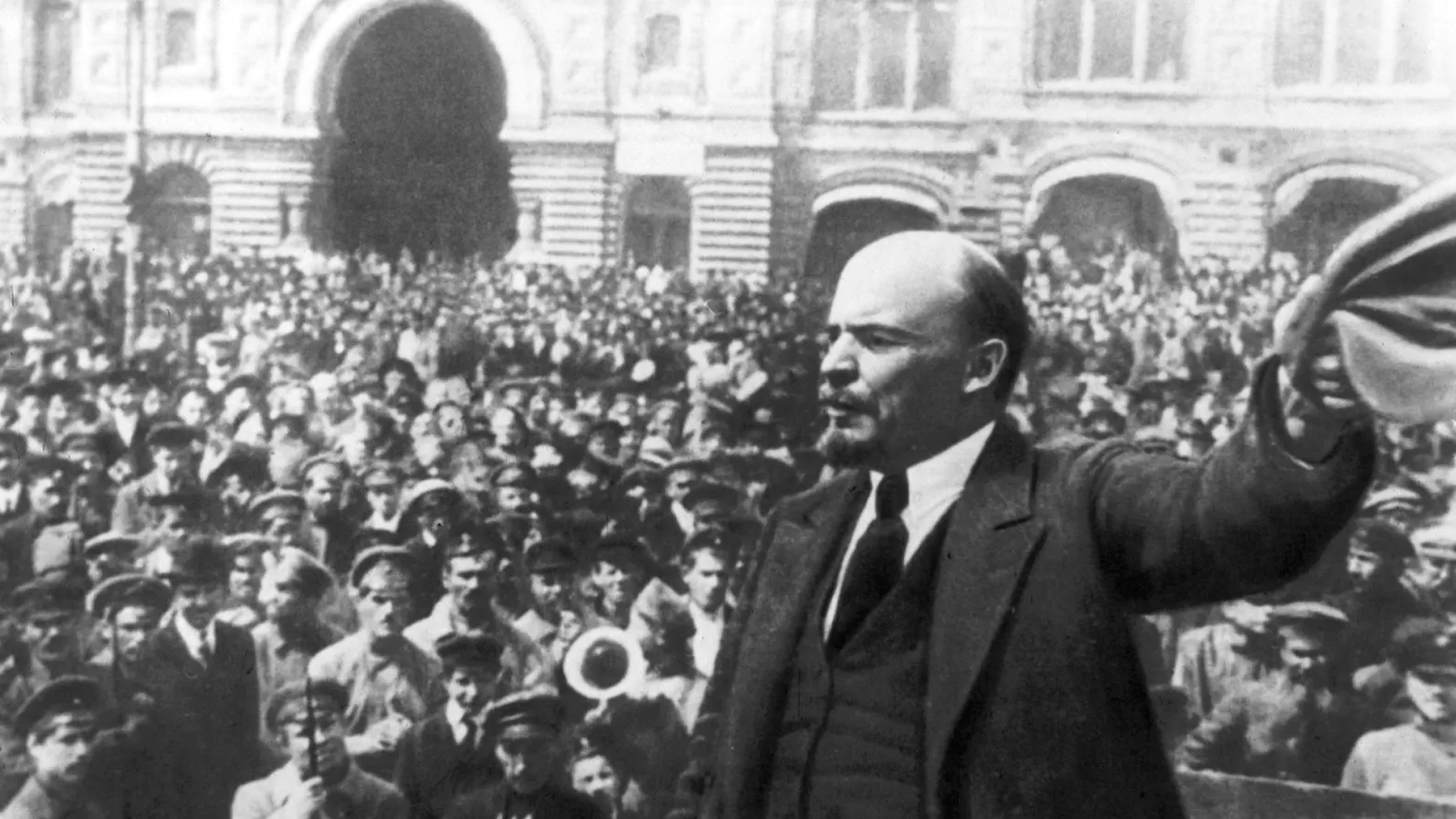 Russia’s second revolution of 1917 replaced a struggling temporary government with a new one led by the Bolsheviks, who promised peace, land, and bread.
