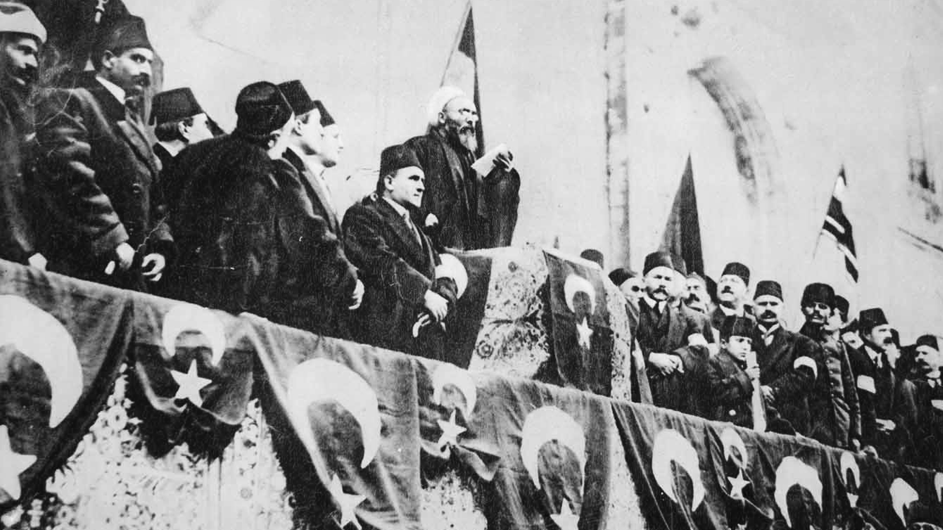 The Ottoman Empire entered World War I in late 1914 and used religion and politics together to rally people.