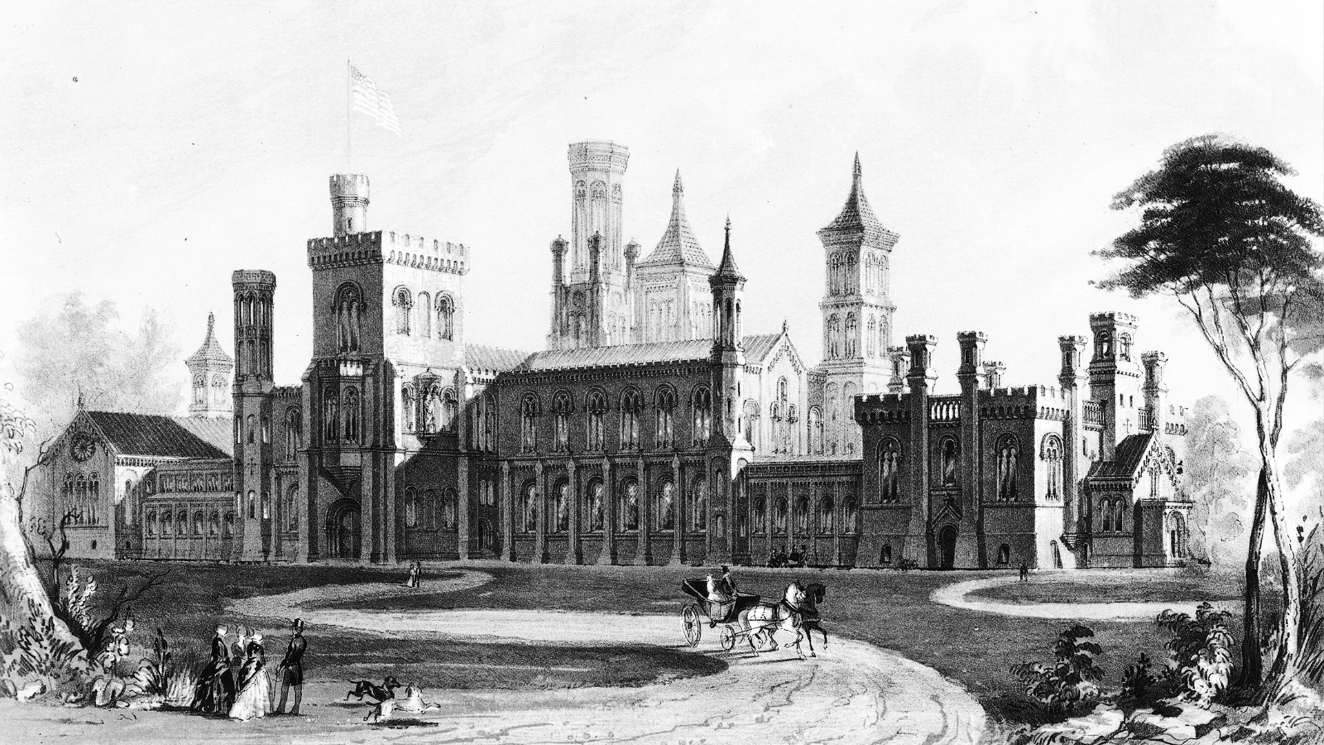 The Smithsonian Castle in Washington, D.C., the Institution’s first building and still its symbolic heart.