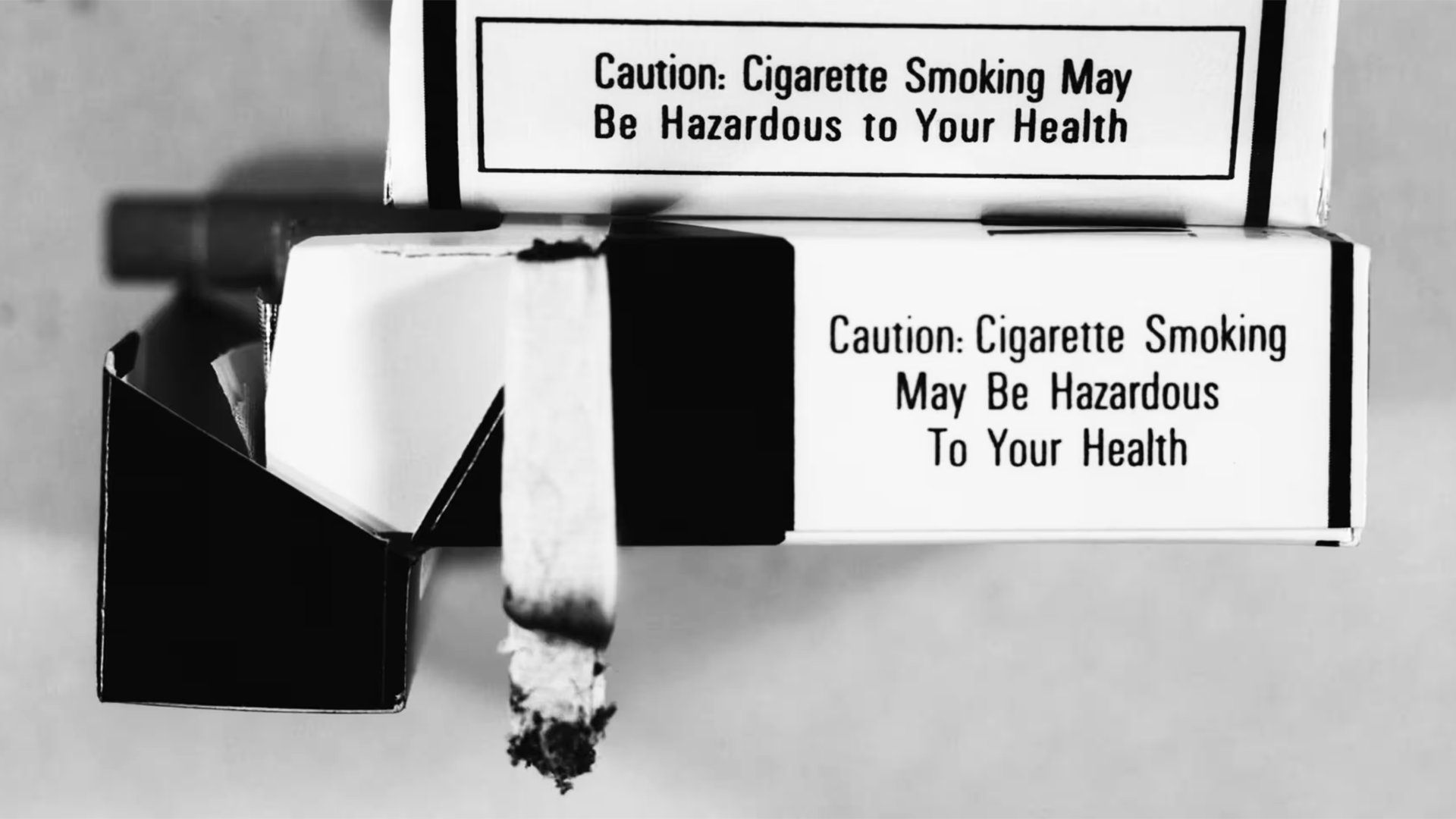 1960s public health warning about the dangers of smoking