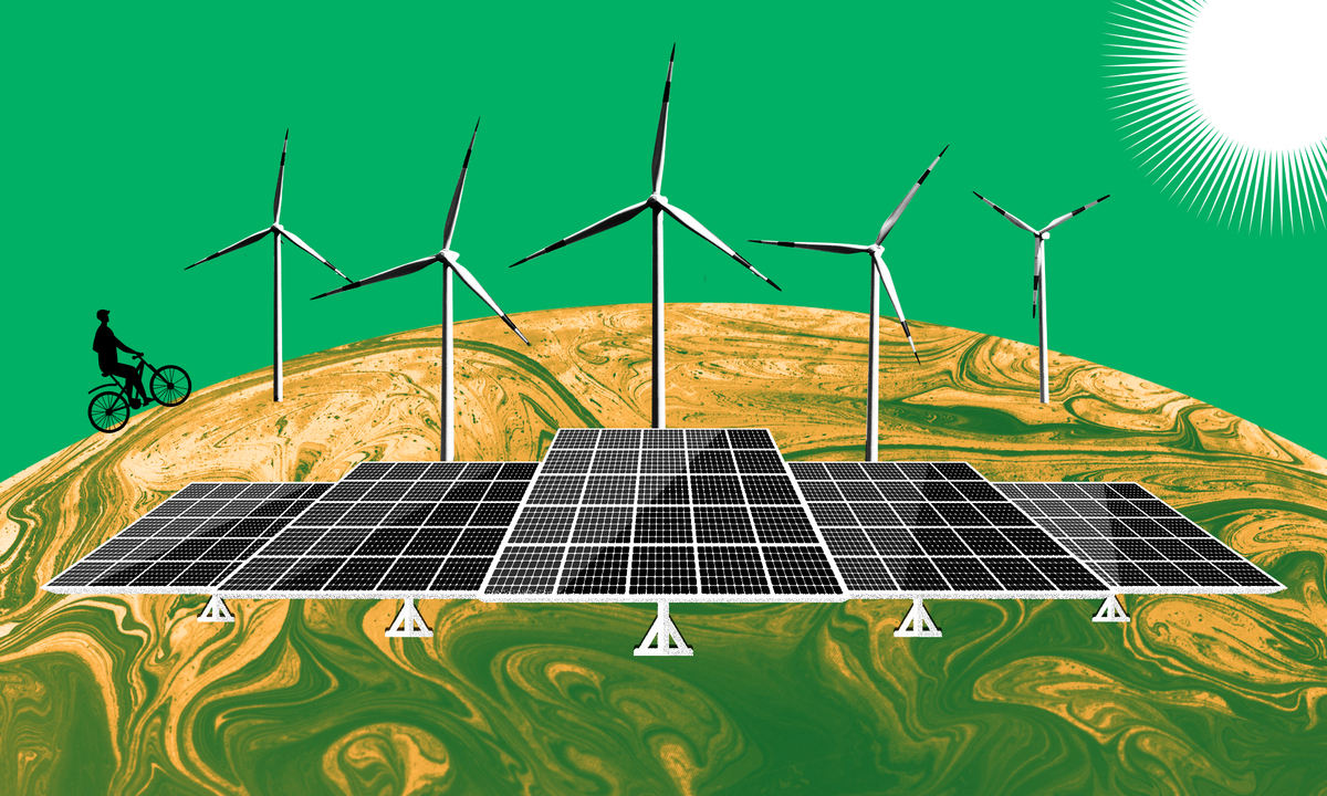 Renewable energy comes from sources like the sun, wind, and water — resources that won’t run out and don’t pollute our air.