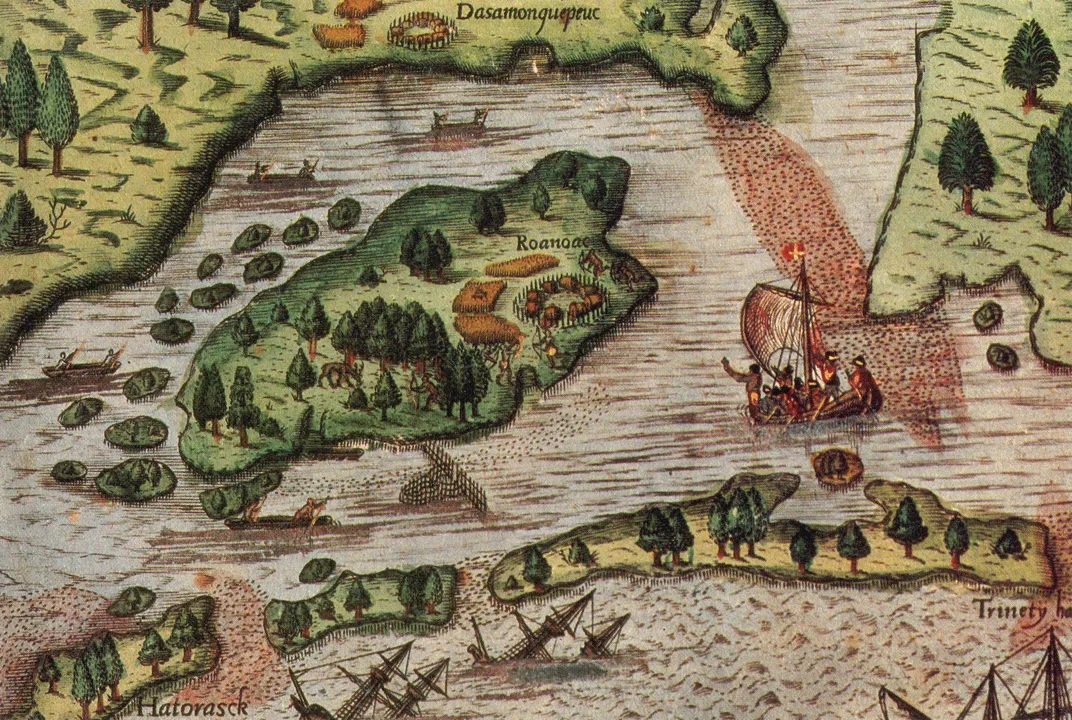 The Lost Colony of Roanoke – Britannica image