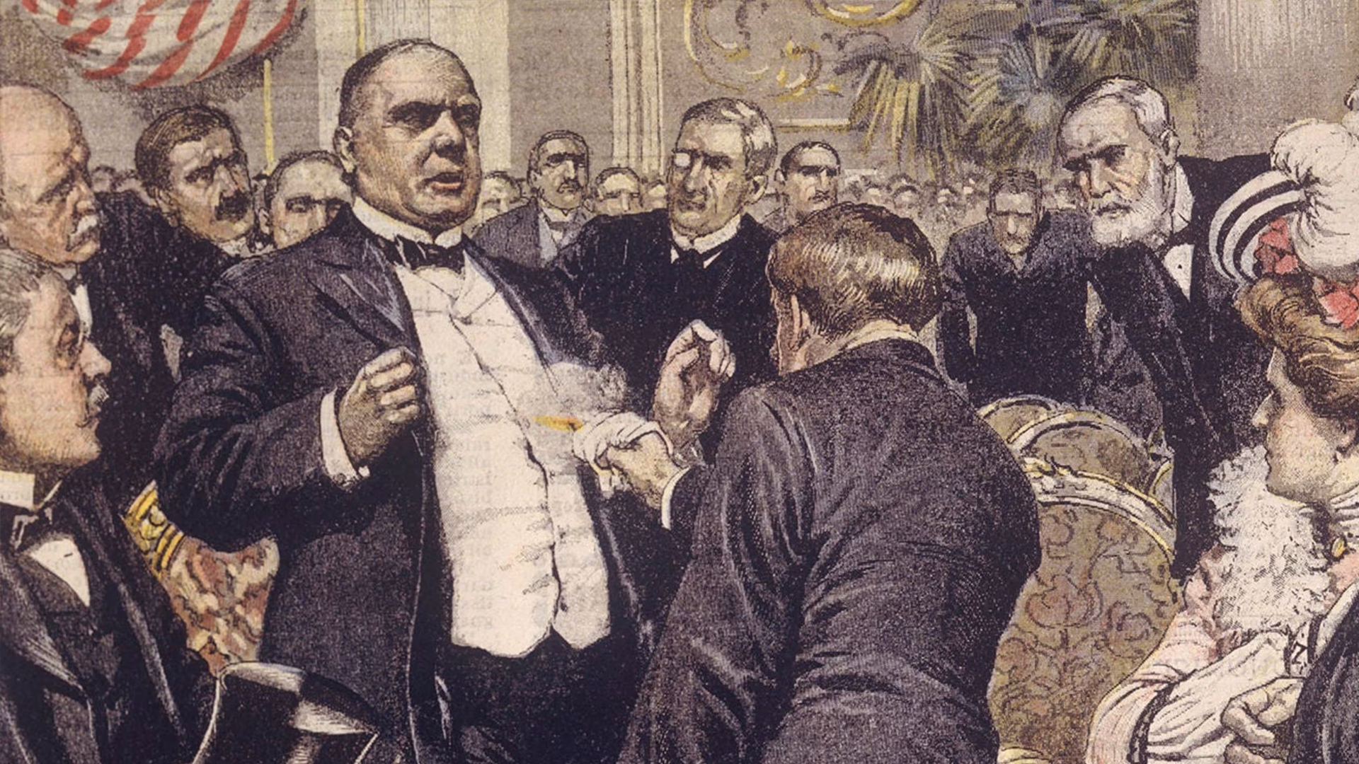 President William McKinley is shot image