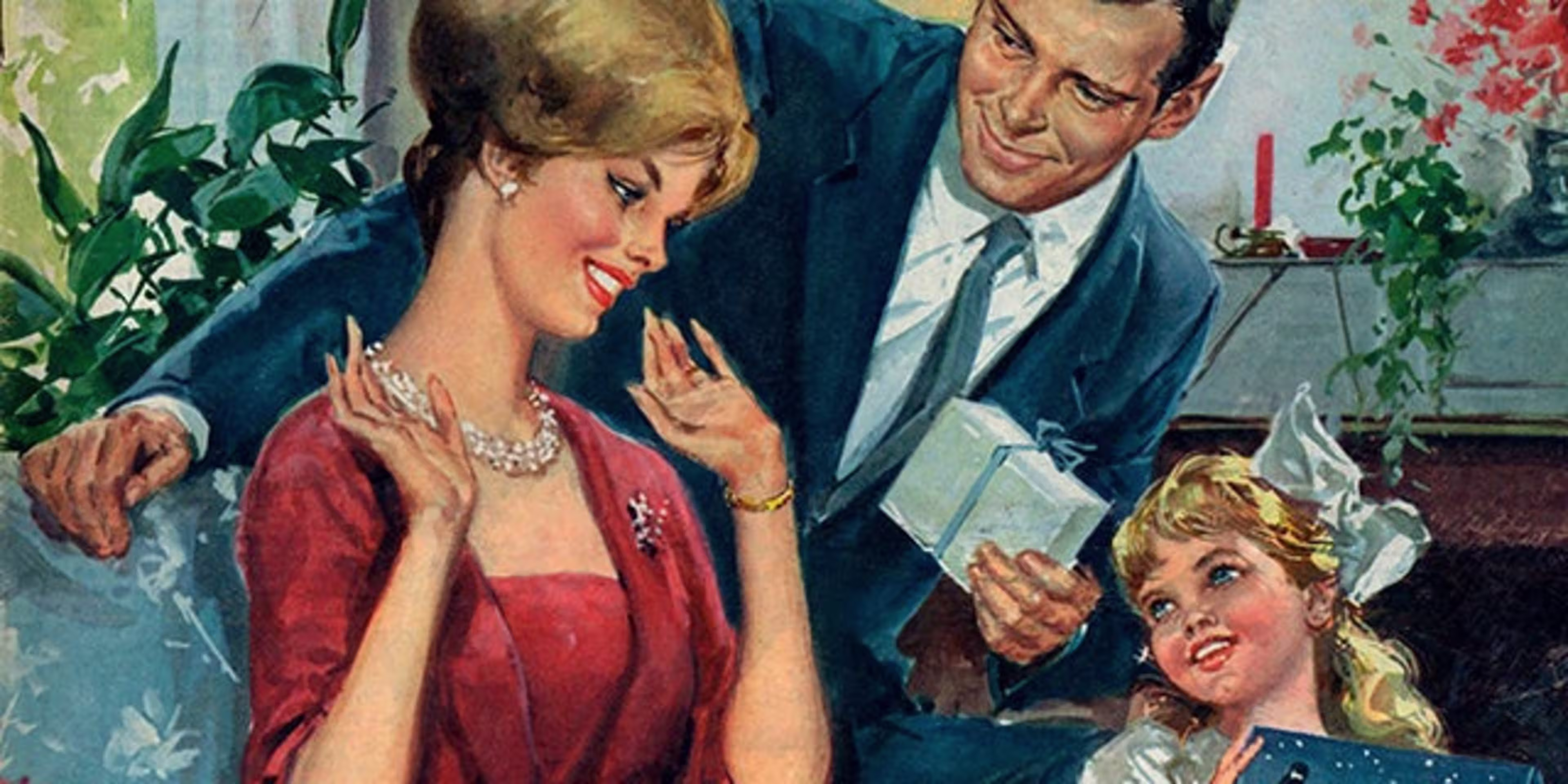 An early 20th-century Mother's Day postcard featuring a white carnation and the words 'To Mother with Love.'