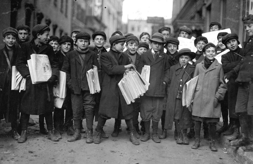 Newsboys Strike in New York image