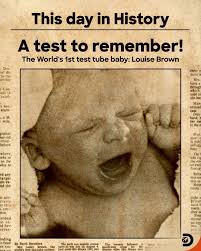 World’s First Test Tube Baby Born | History.com image