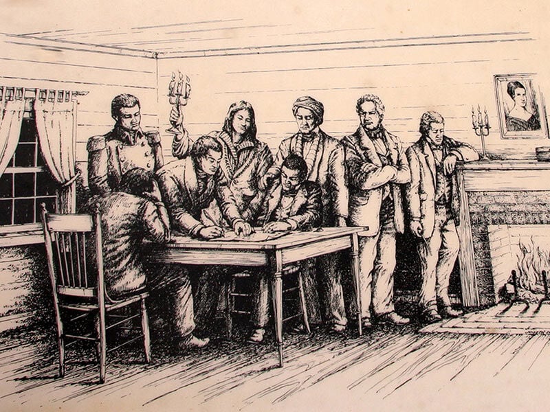 The Treaty of New Echota and the Trail of Tears image