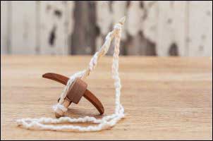  Spindle with leader .