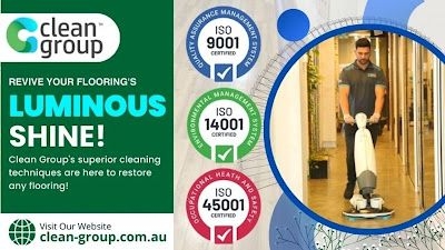 What types of equipment does Clean Group use for cleaning?