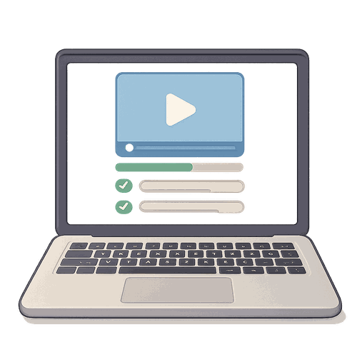 Automated online course