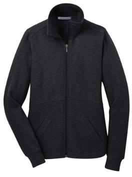 Port Authority® Women's Slub Fleece Full-Zip Jacket
