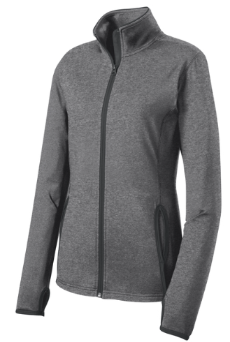 Sport-Tek® Women's Sport-Wick® Stretch Contrast Full-Zip Jacket