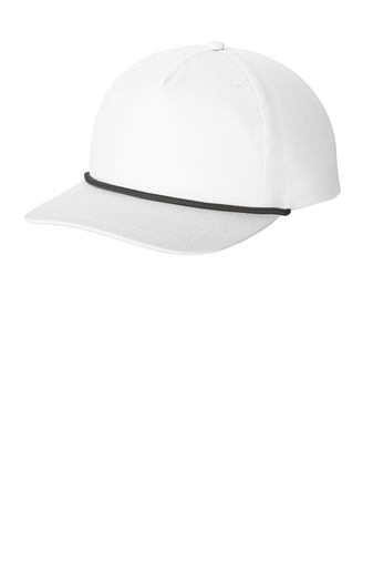 Port Authority® Snapback Five-Panel Rope Cap