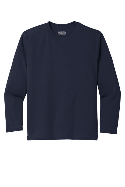 Port & Company® Youth Long Sleeve Performance Tee