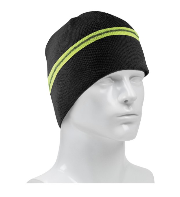 PIP® Hi-Vis Winter Beanie Cap w/Reflective Stripe