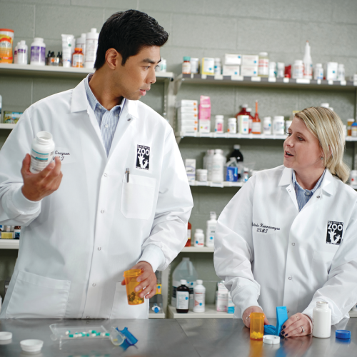 Red Kap® Unisex Specialized Cuffed Lab Coat with Exterior Pocket