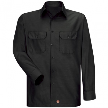 Red Kap® Men's Long Sleeve Solid Rip Stop Shirt