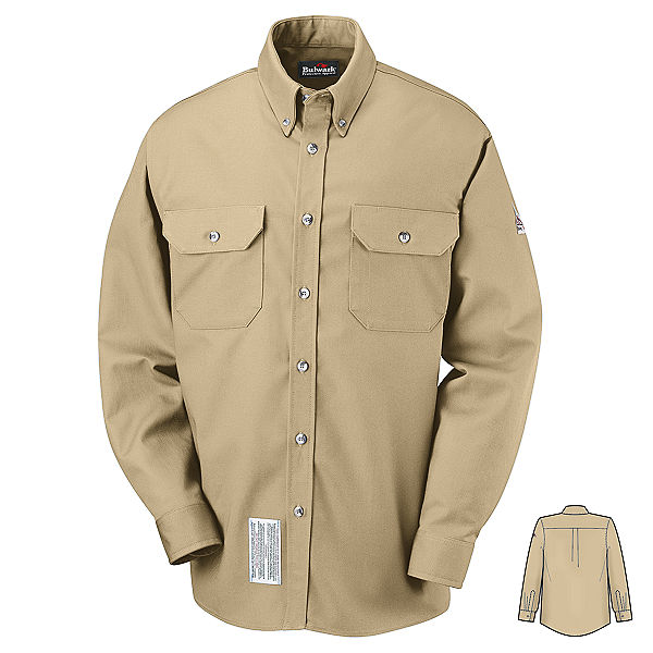 Bulwark® Men's Midweight FR Dress Uniform Shirt