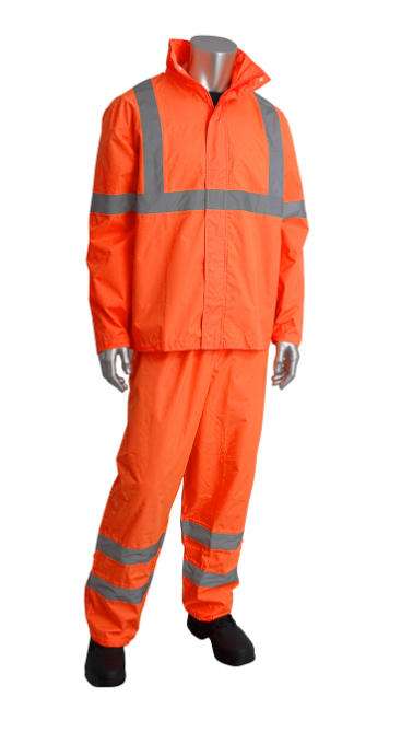 PIP® Viz™ ANSI Type R Class 3 Two-Piece Value Rainsuit Set