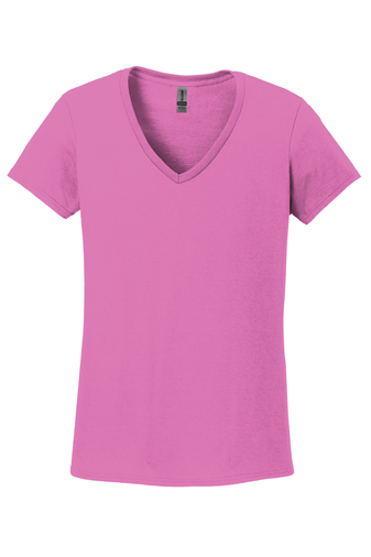 Gildan® Ladies Heavy Cotton™ 100% Cotton V-Neck T-Shirt