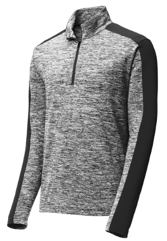 Sport-Tek® PosiCharge® Electric Heather Colorblock 1/4-Zip Pullover