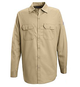 Bulwark® Men's Midweight Excel FR® ComforTouch® Work Shirt