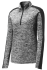 Sport-Tek® Women's PosiCharge® Electric Heather Colorblock 1/4-Zip Pullover