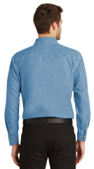 Port Authority® Tall Long Sleeve Denim Shirt
