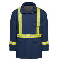 Bulwark® Men's Heavyweight Excel FR® ComforTouch® Insulated Deluxe Parka with Reflective Trim