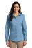 Port Authority® Women's Long Sleeve Carefree Poplin Shirt