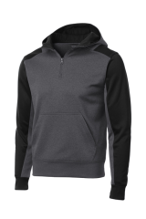 Sport-Tek® Colorblock Tech Fleece 1/4 Zip Sweatshirt