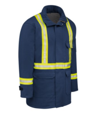 Bulwark® Men's Heavyweight Excel FR® ComforTouch® Insulated Deluxe Parka with Reflective Trim