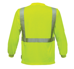 PIP® Reflective Apparel™ ANSI Type R Class 2 Long Sleeve Moisture Wicking T-Shirt with 3M™ Scotchlite™ Comfort Trim and UPF 35 S