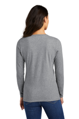 Port & Company® Women's Long Sleeve Fan Favorite™ V-Neck Tee