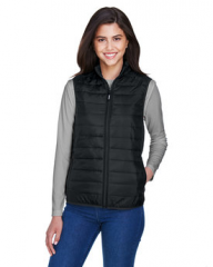Core 365 Ladies' Prevail Packable Puffer Vest 