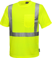 PIP® Reflective Apparel™ TALL ANSI Type R Class 2 Short Sleeve Moisture Wicking T-Shirt with UPF 35 Sun Protection
