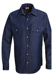 Red Kap® Men's Long Sleeve Deluxe Denim Shirt