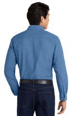 Port Authority® Long Sleeve Denim Shirt
