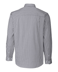 Cutter & Buck Easy Care Stretch Gingham Mens Long Sleeve Dress Shirt