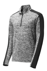 Sport-Tek® PosiCharge® Electric Heather Colorblock 1/4-Zip Pullover