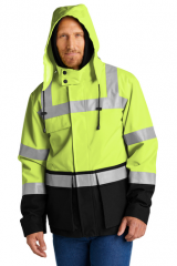 CornerStone® ANSI 107 Class 3 Waterproof Ripstop 3-In-1 Parka