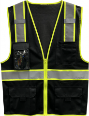 PIP® Reflective Apparel™ Enhanced Visibility Two-Tone Five Pocket Mesh Vest