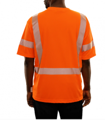 PIP® Reflective Apparel™ ANSI Type R Class 2 Short Sleeve Moisture Wicking T-Shirt with 3M™ Scotchlite™ Comfort Trim and UPF 35 