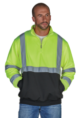 Charles River - Quarter Zip Hi-Vis Sweatshirt