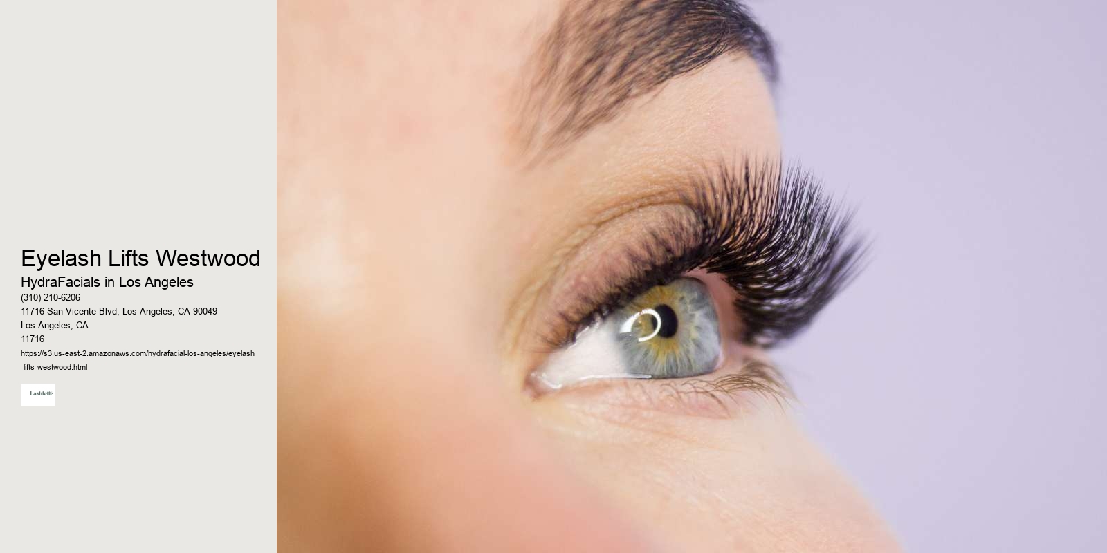 Eyelash Lifts Westwood