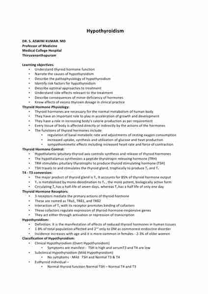 Can Hypothyroidism Cause Long Qt
