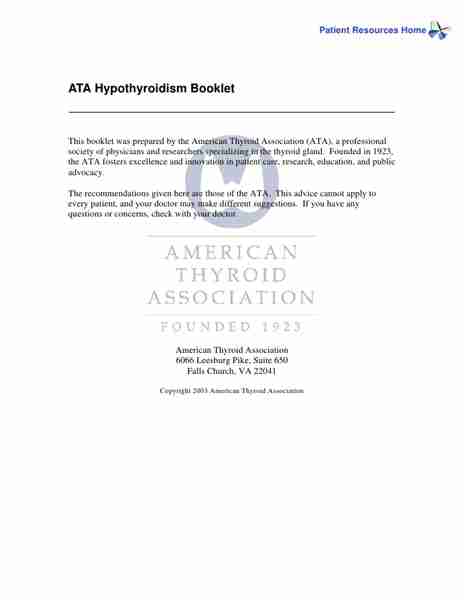 Congenital Hypothyroidism Outcome