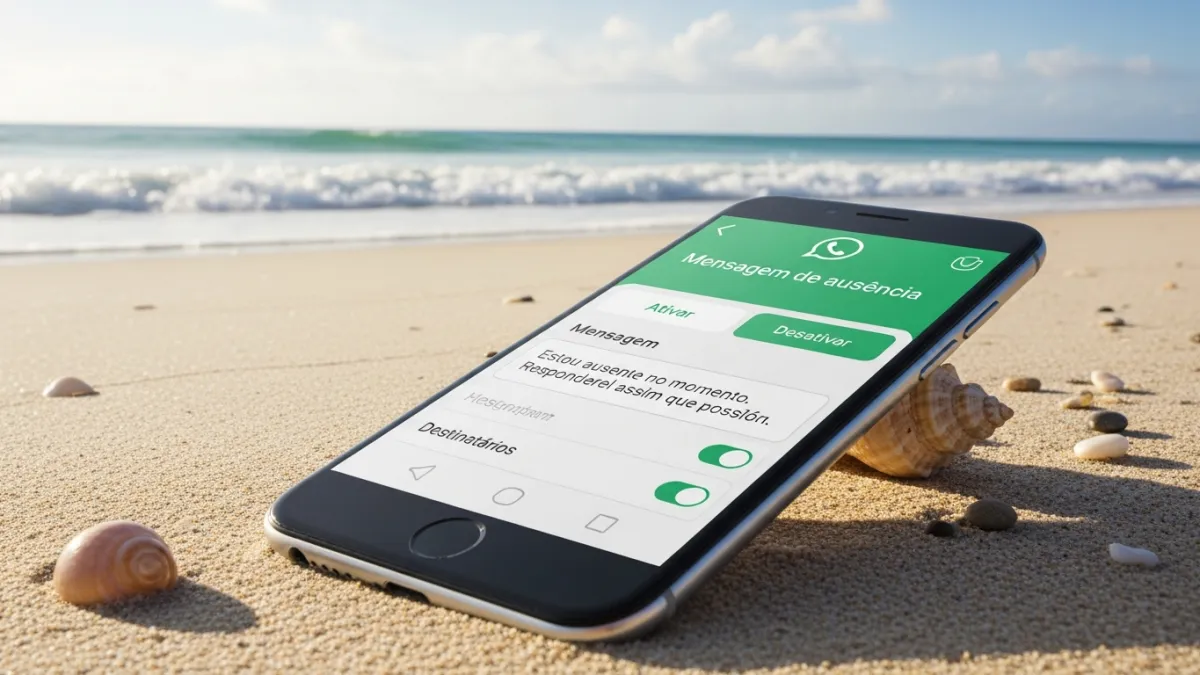 Guia completo: saiba como colocar mensagem de férias no whatsapp
