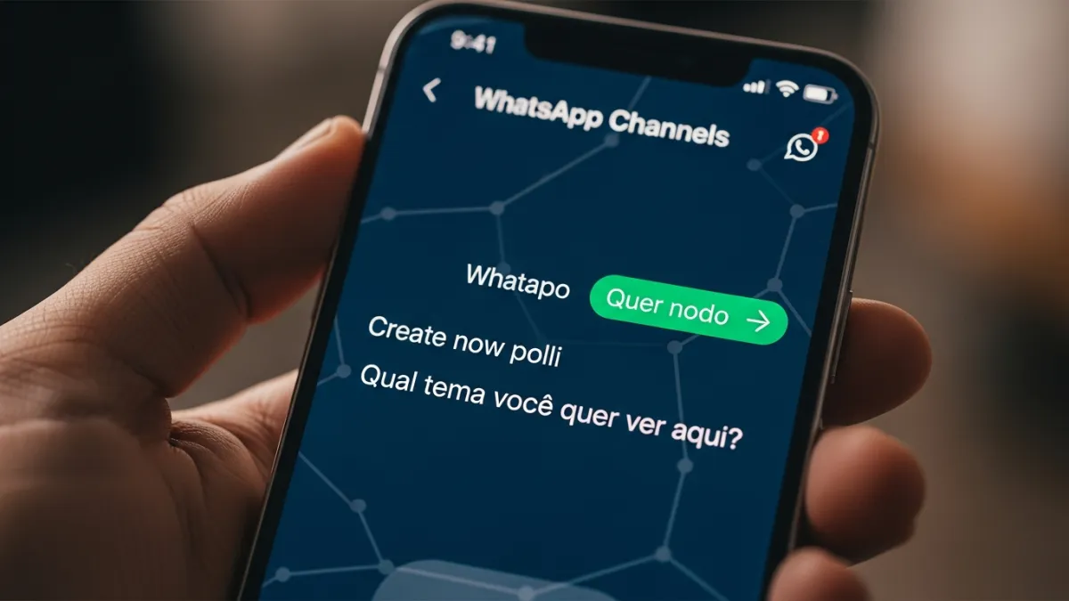 Como fazer enquete no canal do whatsapp: um guia completo da nova função